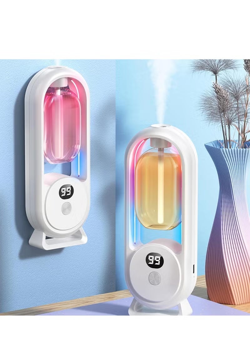 Automatic Aromatherapy Diffuser, Automatic Diffuser Sprayer Toilet Freshener Intelligent Aromatherapy Diffuser Mini Air Freshener Humidifier - Image 2
